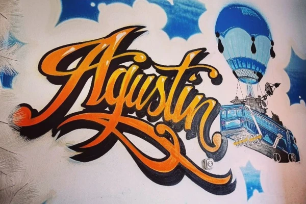 Graffiti para habitación infantil
